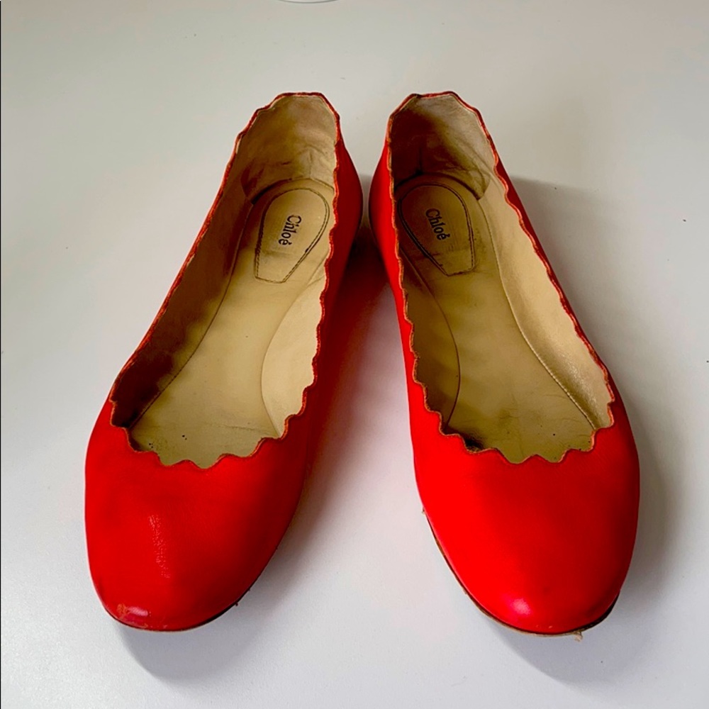 Chloe Scalloped Flats, SCORE